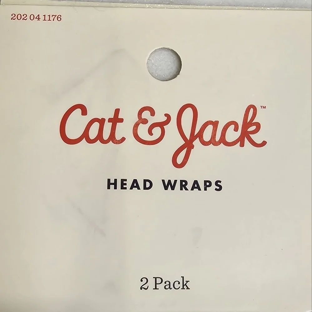 Cat & Jack Girls Head Wraps 2 Pack Floral/Pink